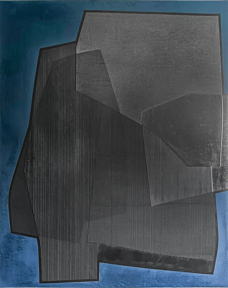 Dark Matter 04, plaster relief