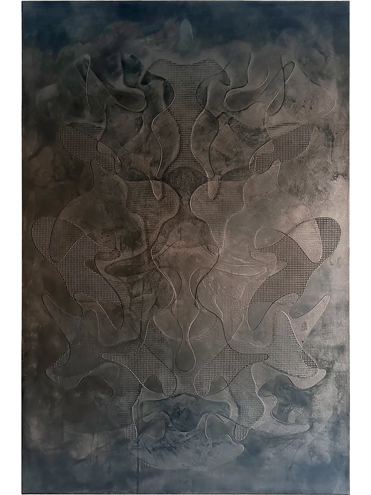 Rorschach 02, plaster relief