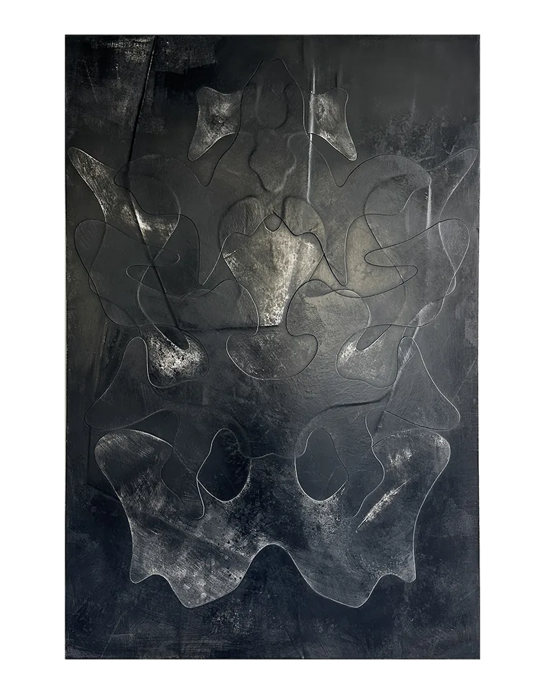 Rorschach 03, plaster relief