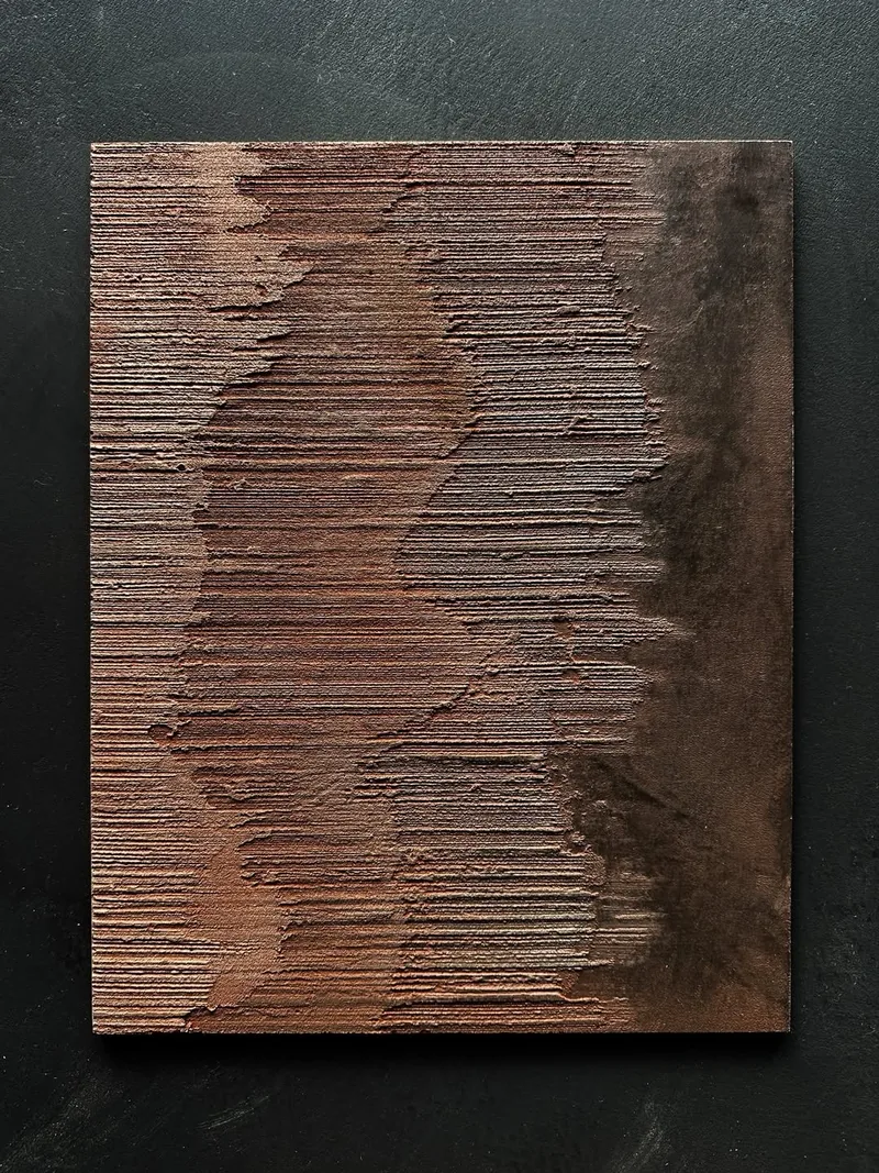 Terra textural plaster pattern specimen