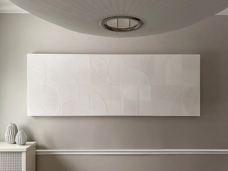 Second plaster surface detail from the Mazama installation