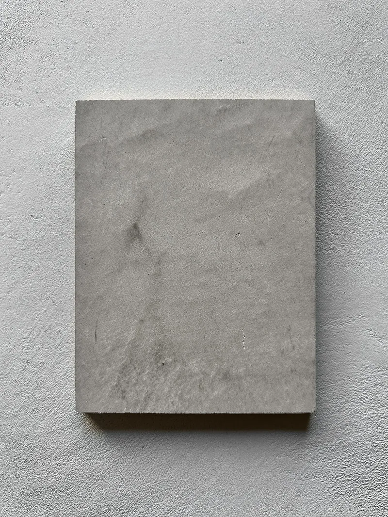 Matte plaster finish specimen