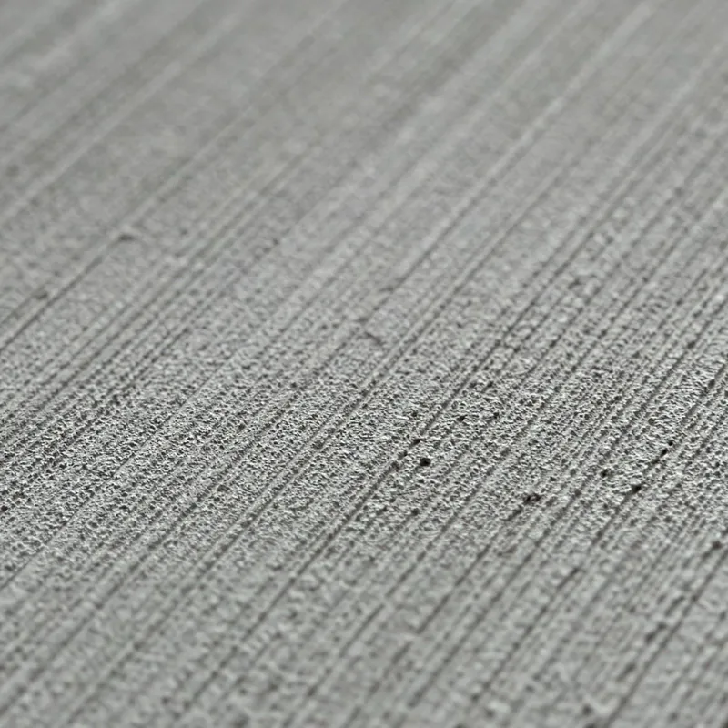 Raked plaster finish specimen